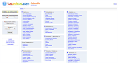Desktop Screenshot of colombia.tusavisos.com